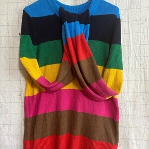 GAP sweater bold stripes long sleeves Sz Sm Tall. Long lightweight